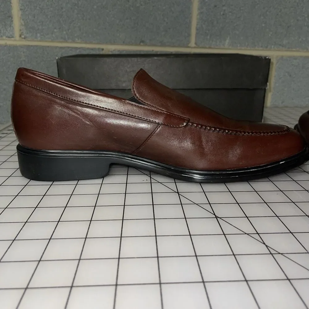 Neil M Men's Shoes 11 EEE NM121517 Premier Slip On COGNAC Shoes‎ EUC